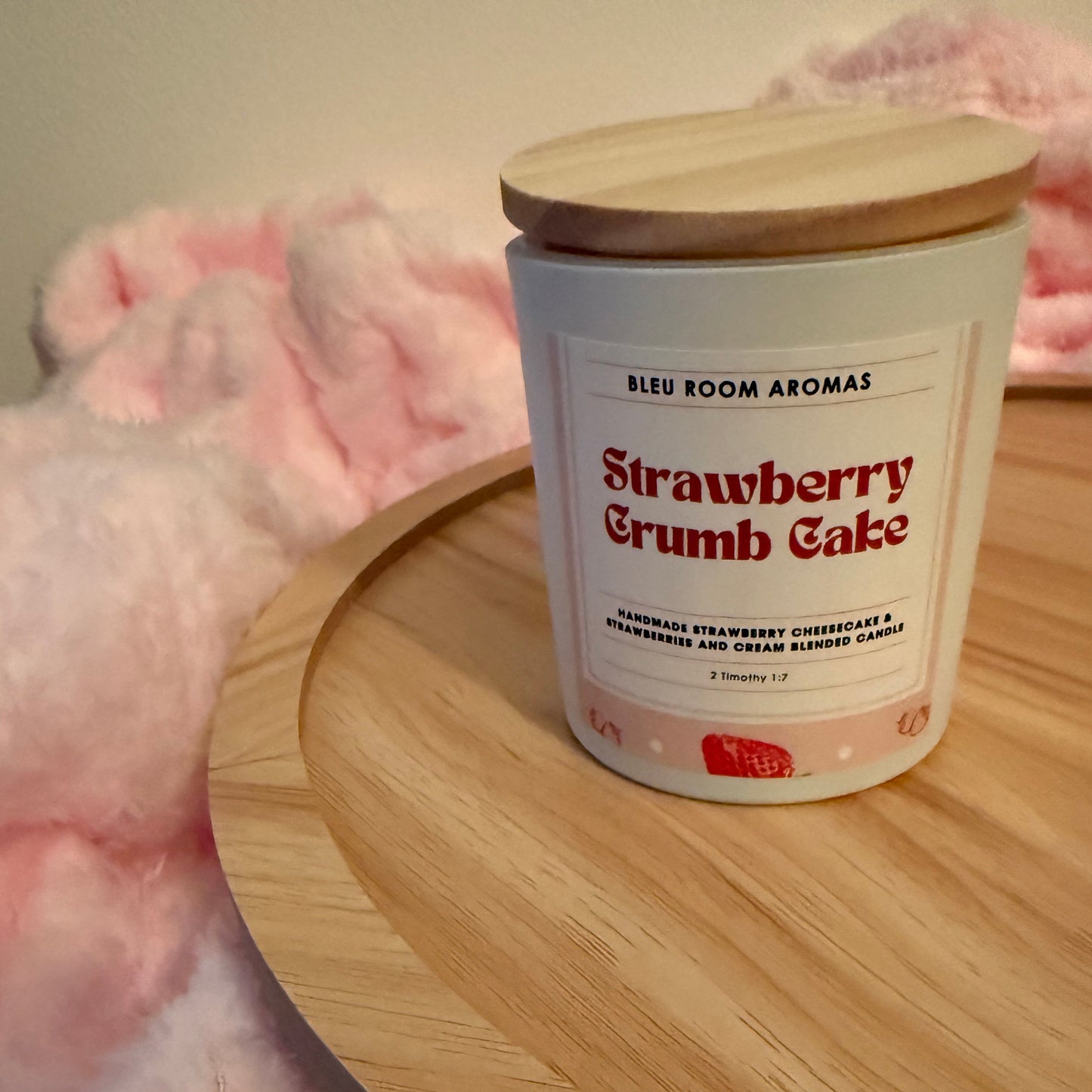 Strawberry Crumb Cake 8oz